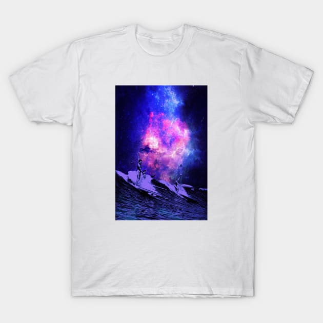 Space Surf T-Shirt by Woah_Jonny